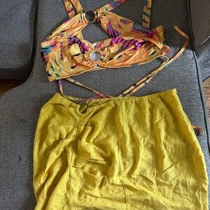 Swimsuit cover up/ beach wear outfit